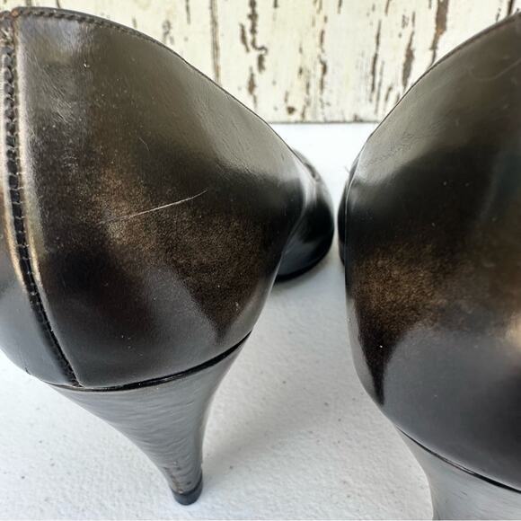 De Liso Vintage Heels Pumps Size 6.5 AA Brown Red Green Blue Multicolor - Picture 5 of 6